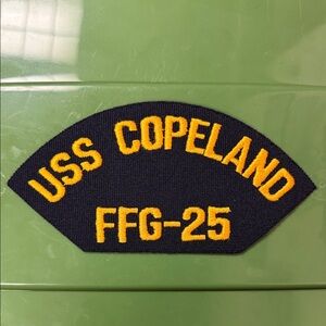 USS Copeland FFG-25 embroidered naval Patch